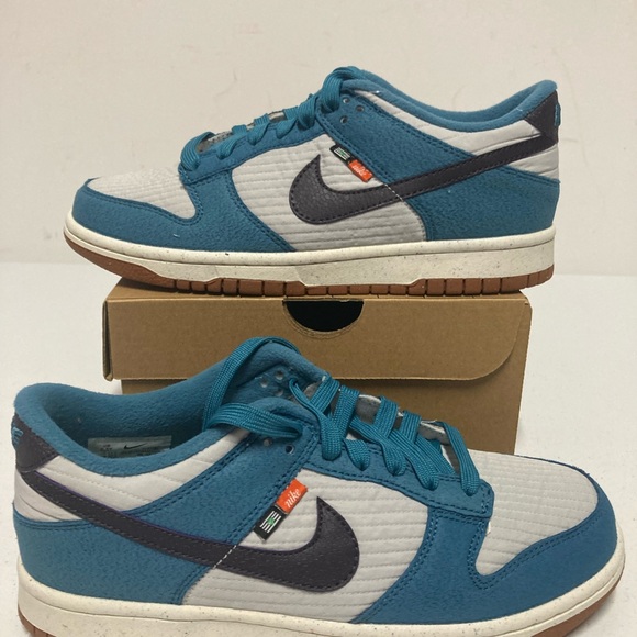 Nike dunk low rift blue gradeschool/ womens athletic shoes - Picture 6 of 12
